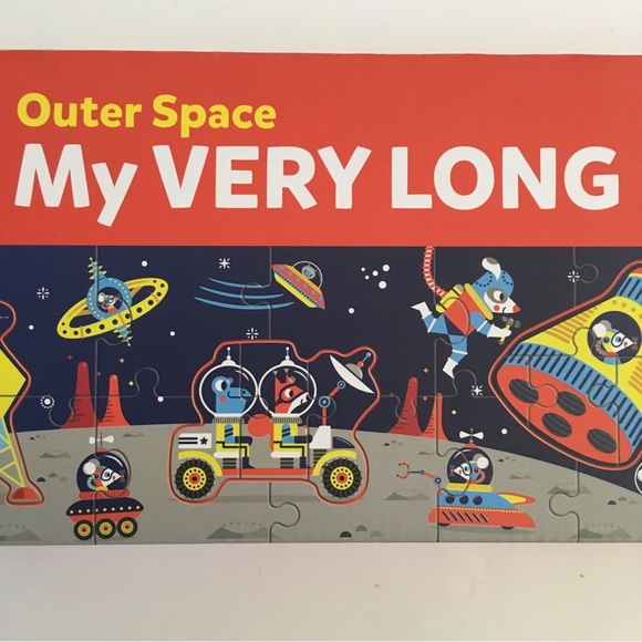 NEW Puzzle 30 Pieces “My Very Long Puzzle” Space Theme | Mudpuppy - Picture 2 of 8